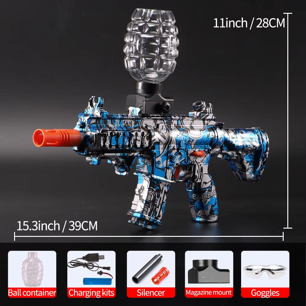 High-Speed M416 Electric Ball Blaster - Fun for Kids and Adults, Rechargeable- Ideal for Outdoor Game Parties（No Water Bombs）